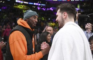 Kobe Bryant ile Luka Doncic'in tanışması