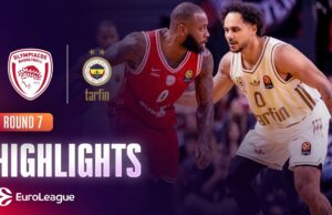 EuroLeague 7. hafta maçları: Cuma akşamının sonuçları ve puan durumu Olympiacos - Fenerbahce Tarfin | R7 Basketball Highlights 2026-27
