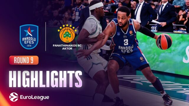 Anadolu Efes - Panathinaikos AKTOR | R9 Basketball Highlights 2026-27 Anadolu Efes - Panathinaikos AKTOR | R9 Basketball Highlights 2026-27
