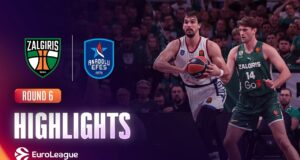 Anadolu Efes, deplasmanda Zalgiris’i 85-70 yendi Zalgiris Kaunas - Anadolu Efes | R6 Basketball Highlights 2026-27